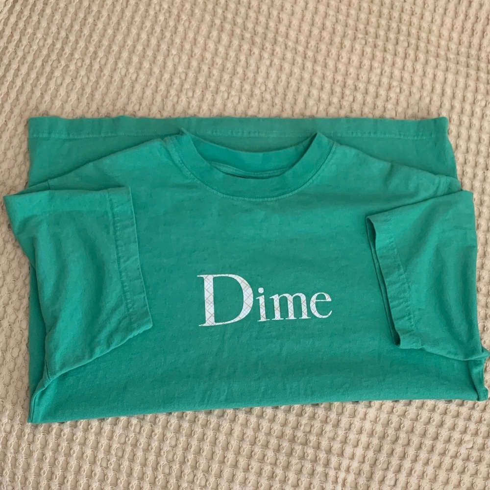 Dime Men's Teal Short Sleeve Tee